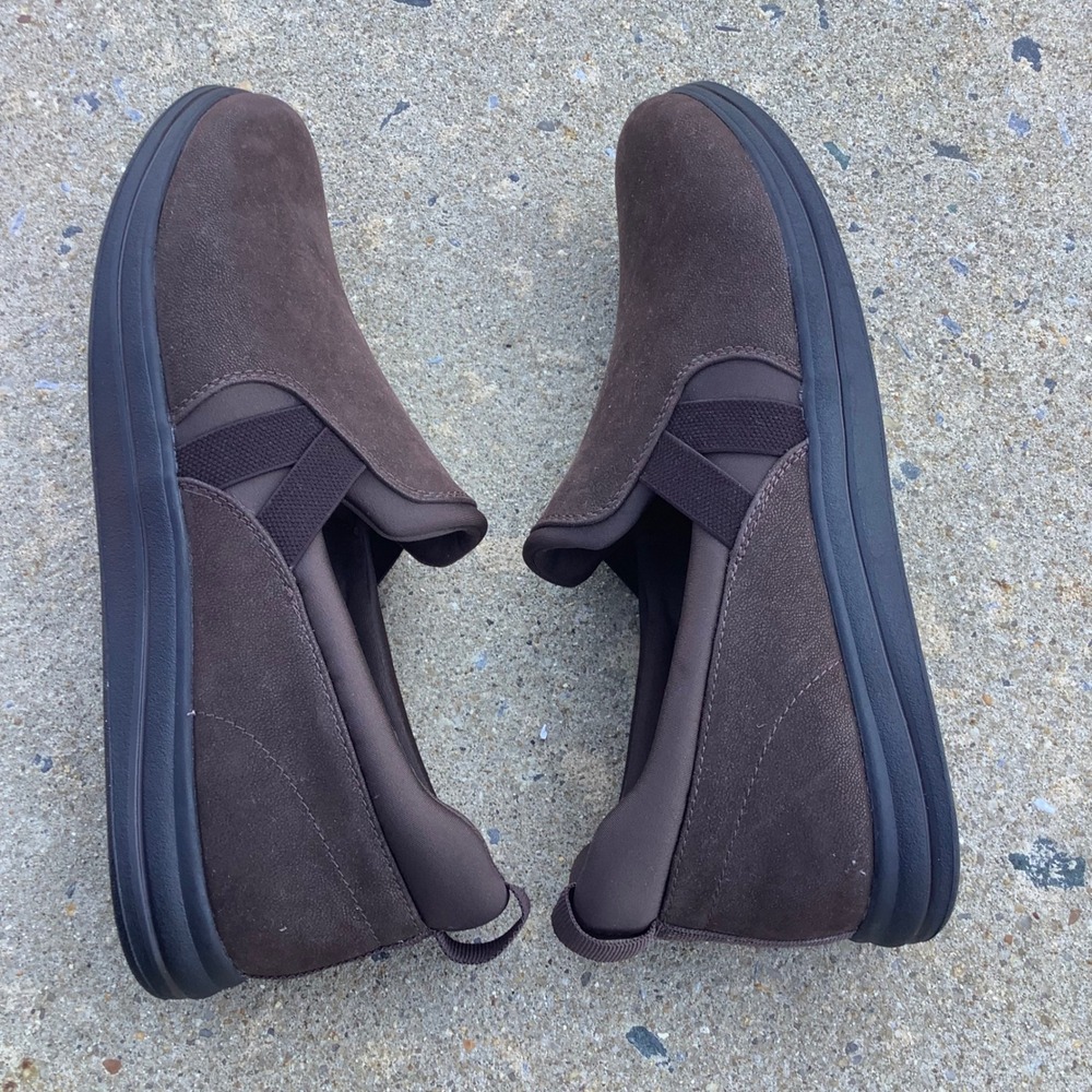 Clarks Cloudsteppers Brown Slip On Loafers Womens 9.5M 261689554070 Walking - Picture 6 of 11